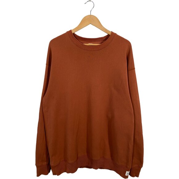 Reigning Champ Oversized Terry Crewneck Burnt Orange men's size Large - Picture 1 of 7